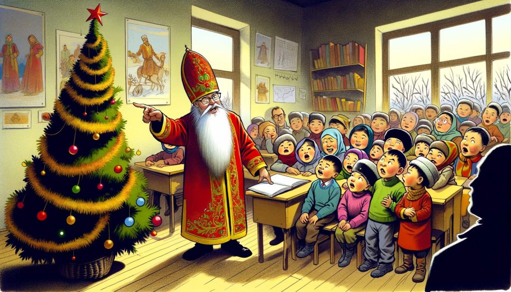 Обучение мигрантов российским праздникам и Новому году