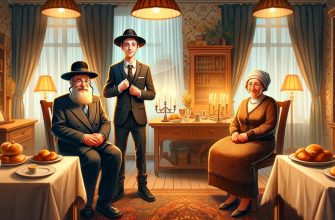 Семейный шаббатный завтрак литовских евреев