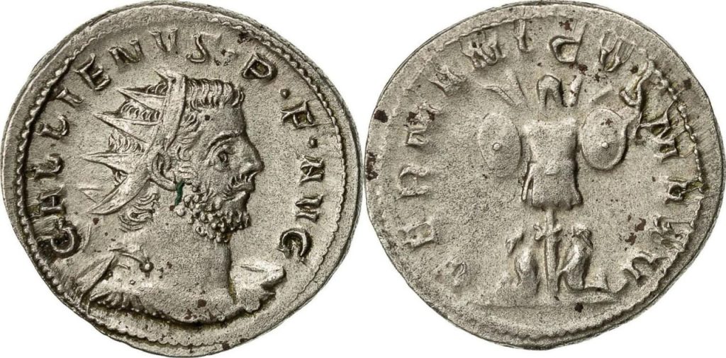 Монета Антониниан императора Гиллиена
