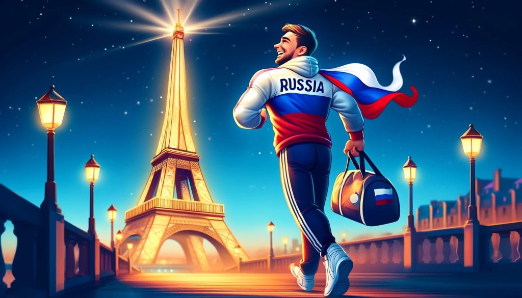 Российский атлет с оптимизмом в Париже перед Олимпиадой