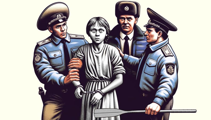 Роскомнадзор арестовывает статую "Девушка с веслом"