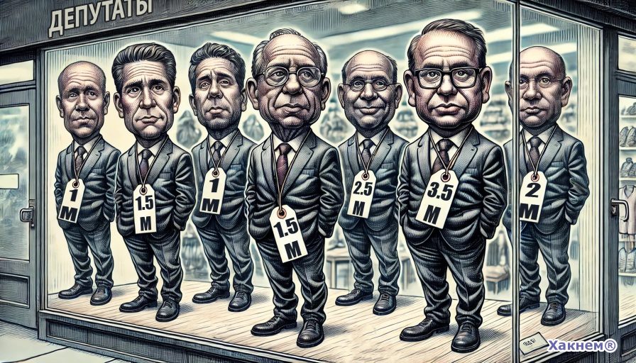 Карикатура на дорогих депутатов Госдумы