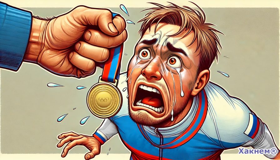 Отобранная медаль у российского спортсмена