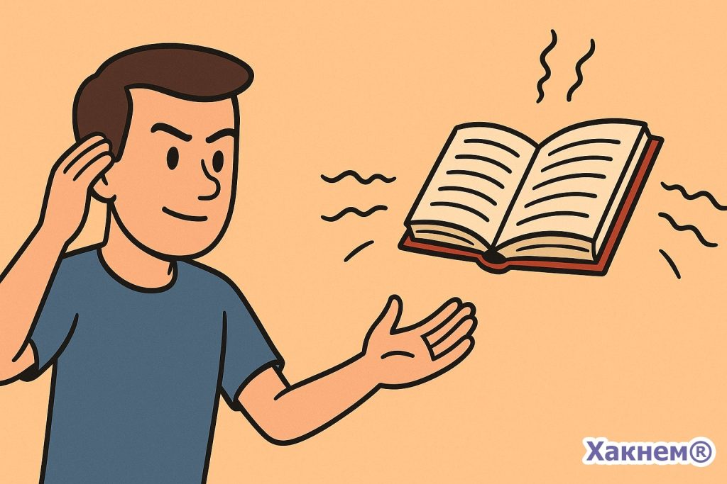 Человек управляет левитирующей книгой силой мысли — телекинез